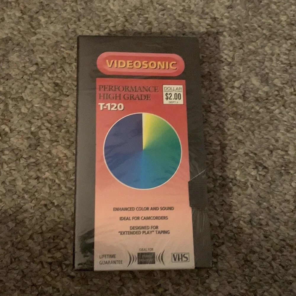 2 VHS Videosonic Performance High Grade T-120